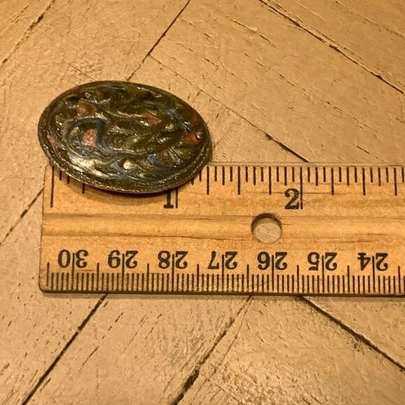 Vintage Sparkly Green, Pink & Blue Earrings 80 90 - Picture 8 of 8